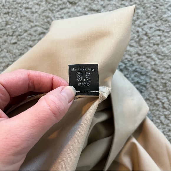 Lafayette 148‎ tan cream virgin wool blend trouser size 10 - Picture 6 of 11